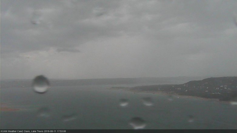 Lake Travis webcam, August 11, 2018 4:55 PM CT