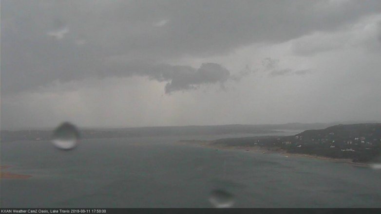 Lake Travis webcam, August 11, 2018 5:00 PM CT