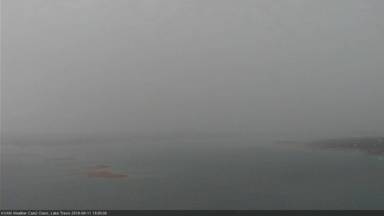 Lake Travis webcam, August 11, 2018 6:10 PM CT