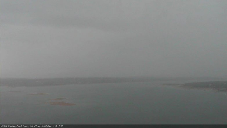 Lake Travis webcam, August 11, 2018 6:20 PM CT