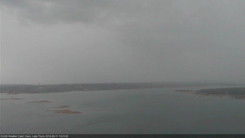 Lake Travis webcam, August 11, 2018 6:25 PM CT