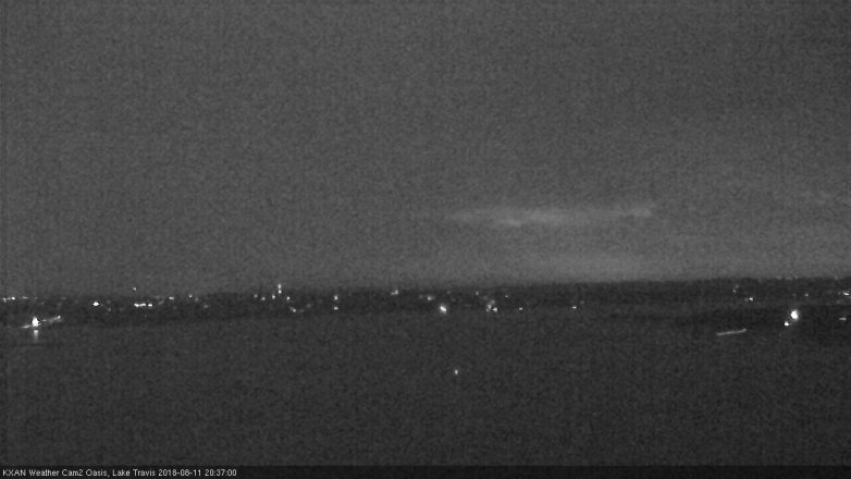 Lake Travis webcam, August 11, 2018 7:40 PM CT
