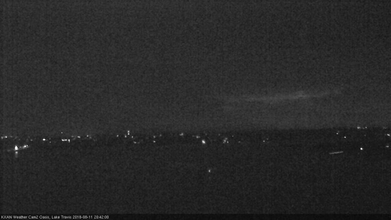 Lake Travis webcam, August 11, 2018 7:45 PM CT