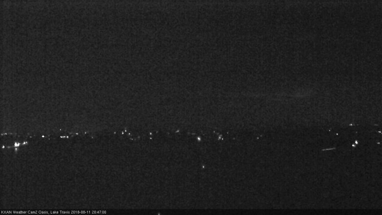Lake Travis webcam, August 11, 2018 7:50 PM CT