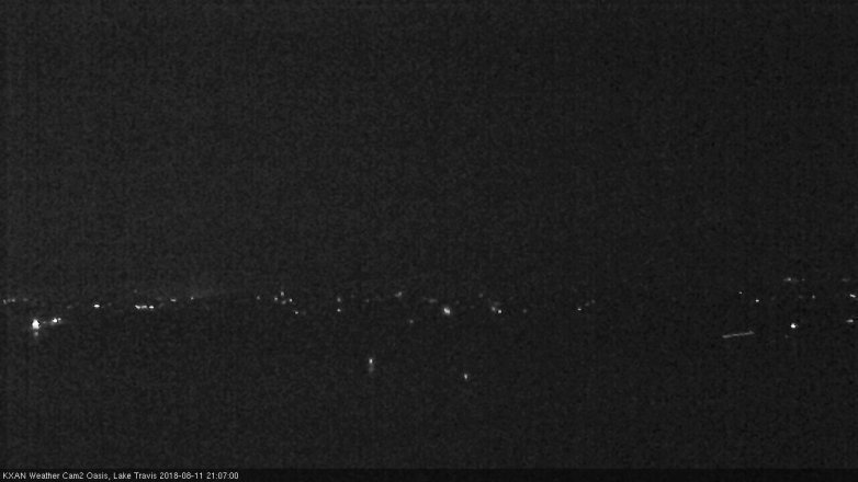 Lake Travis webcam, August 11, 2018 8:10 PM CT