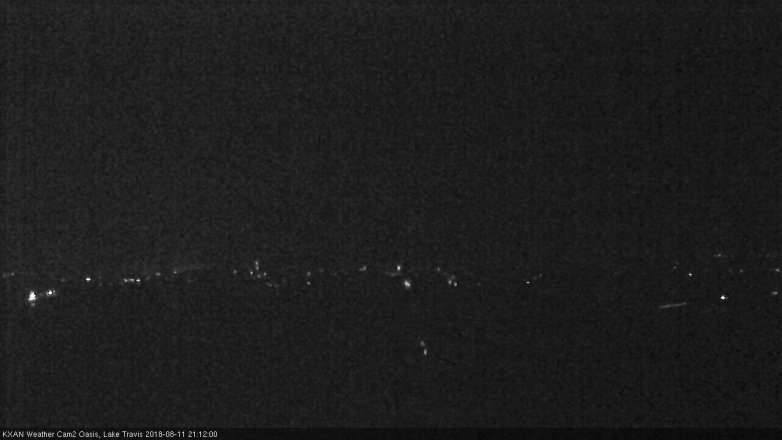 Lake Travis webcam, August 11, 2018 8:15 PM CT