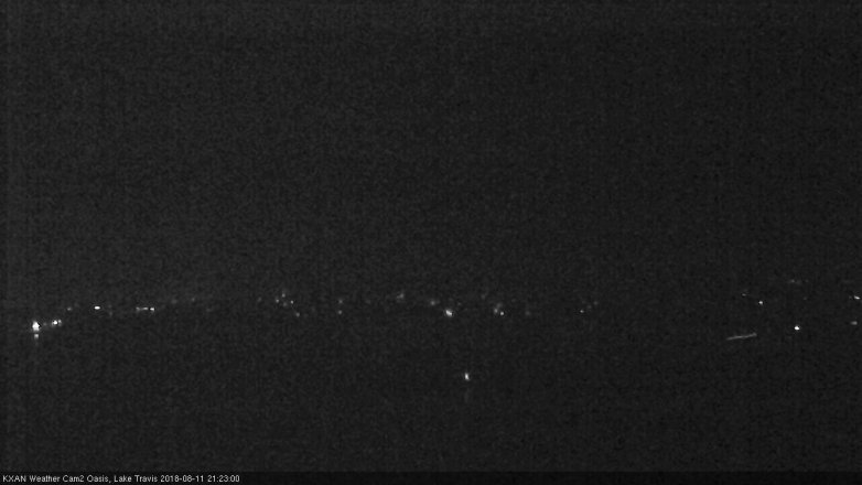 Lake Travis webcam, August 11, 2018 8:25 PM CT