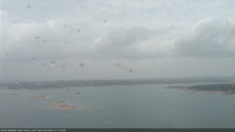 Lake Travis webcam, August 12, 2018 10:25 AM CT