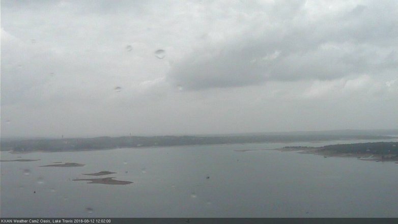 Lake Travis webcam, August 12, 2018 11:05 AM CT