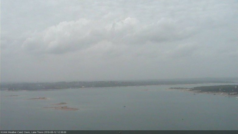 Lake Travis webcam, August 12, 2018 11:40 AM CT