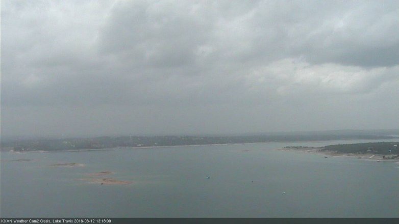 Lake Travis webcam, August 12, 2018 12:20 PM CT