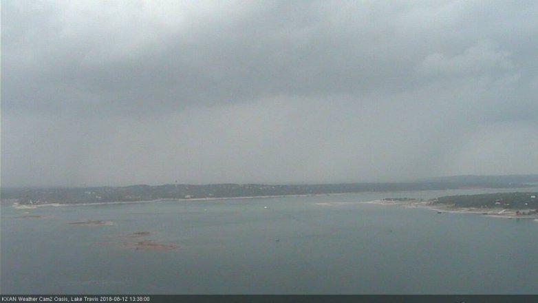 Lake Travis webcam, August 12, 2018 12:40 PM CT
