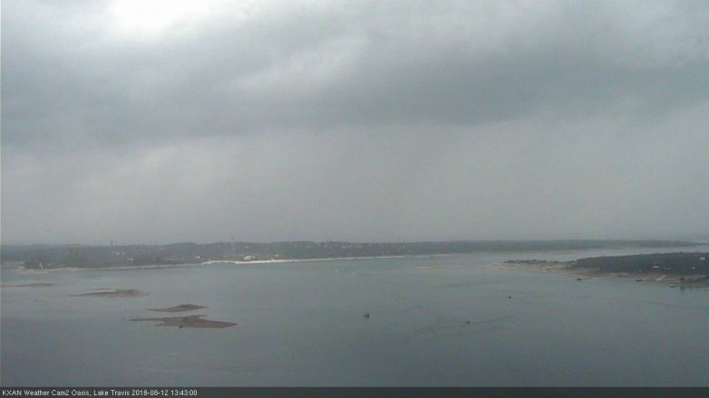 Lake Travis webcam, August 12, 2018 12:45 PM CT