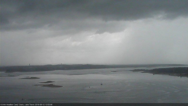 Lake Travis webcam, August 12, 2018 12:55 PM CT