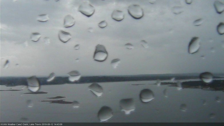 Lake Travis webcam, August 12, 2018 1:45 PM CT