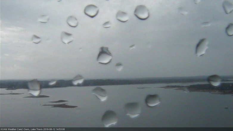 Lake Travis webcam, August 12, 2018 1:55 PM CT