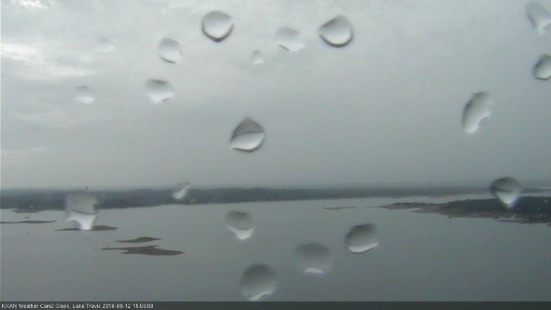 Lake Travis webcam, August 12, 2018 2:05 PM CT