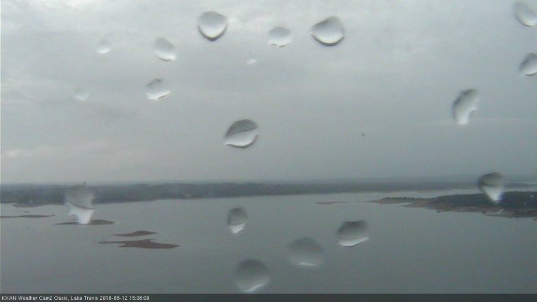 Lake Travis webcam, August 12, 2018 2:10 PM CT