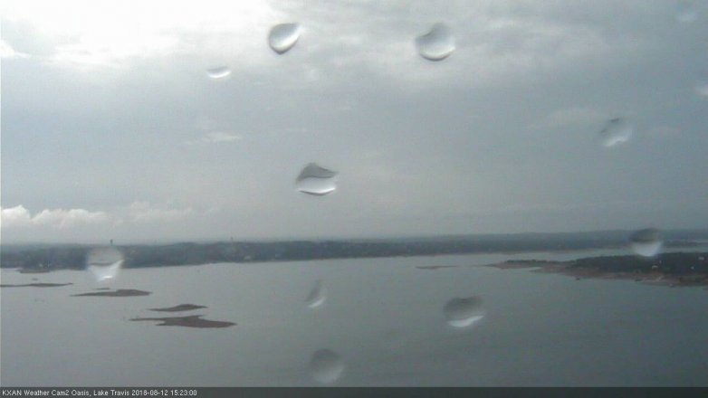 Lake Travis webcam, August 12, 2018 2:25 PM CT
