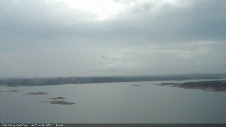 Lake Travis webcam, August 12, 2018 2:45 PM CT