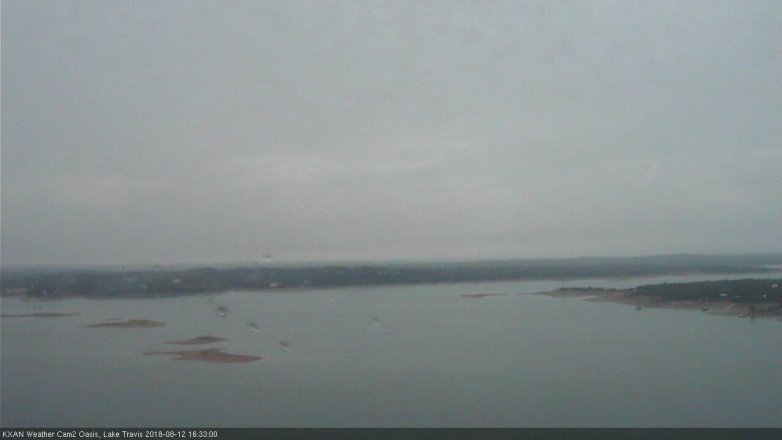 Lake Travis webcam, August 12, 2018 3:35 PM CT