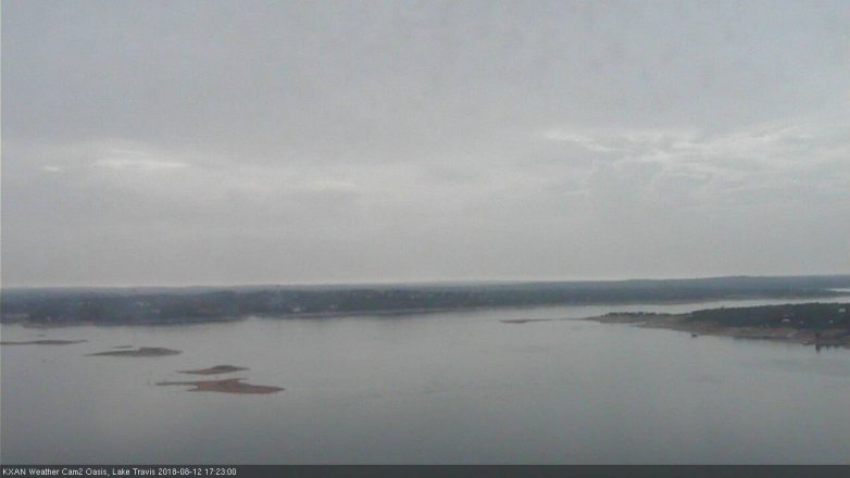 Lake Travis webcam, August 12, 2018 4:25 PM CT