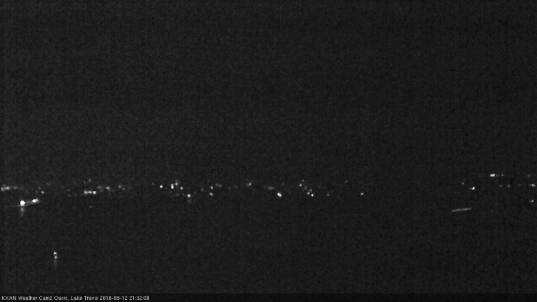 Lake Travis webcam, August 12, 2018 8:35 PM CT