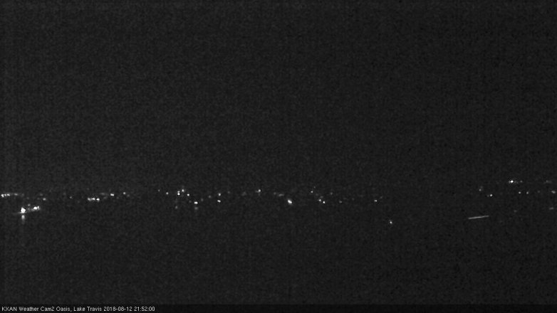Lake Travis webcam, August 12, 2018 8:55 PM CT