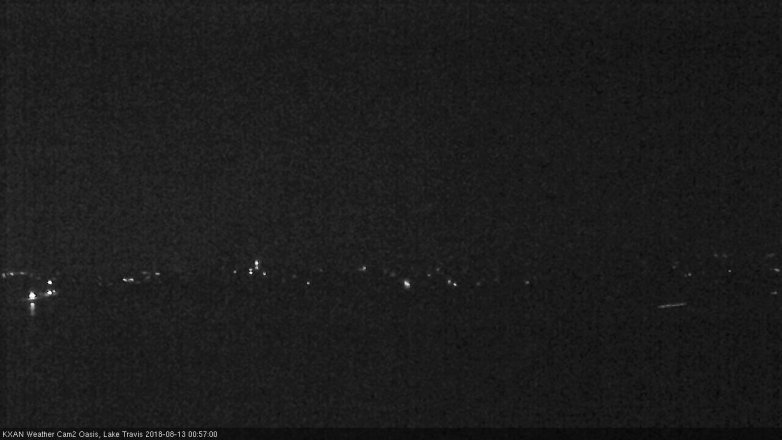 Lake Travis webcam, August 12, 2018 12:00 AM CT
