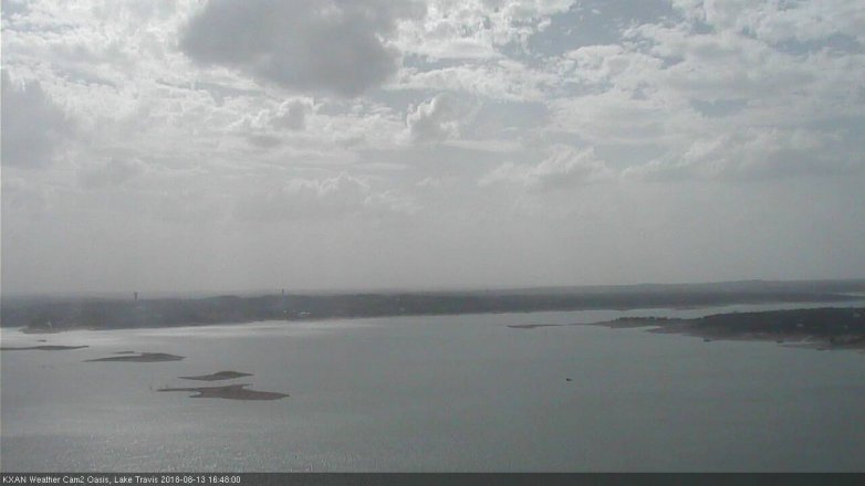 Lake Travis webcam, August 13, 2018 3:50 PM CT