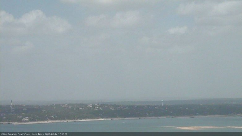 Lake Travis webcam, August 14, 2018 11:35 AM CT
