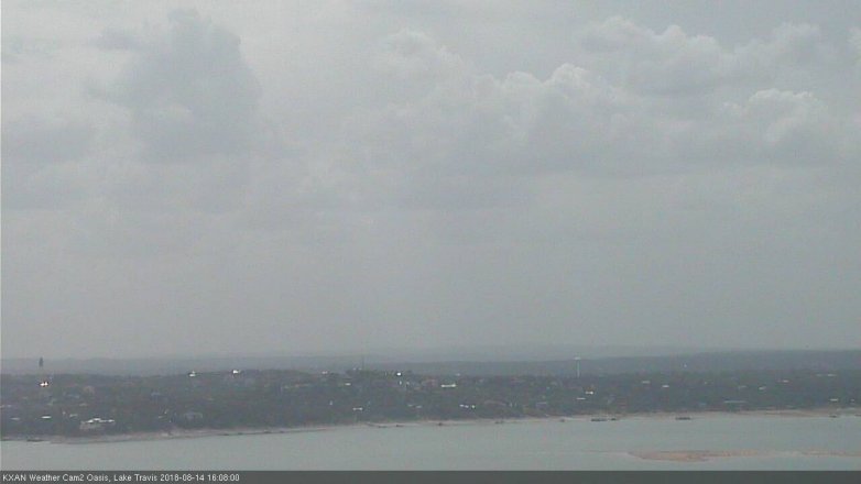 Lake Travis webcam, August 14, 2018 3:10 PM CT