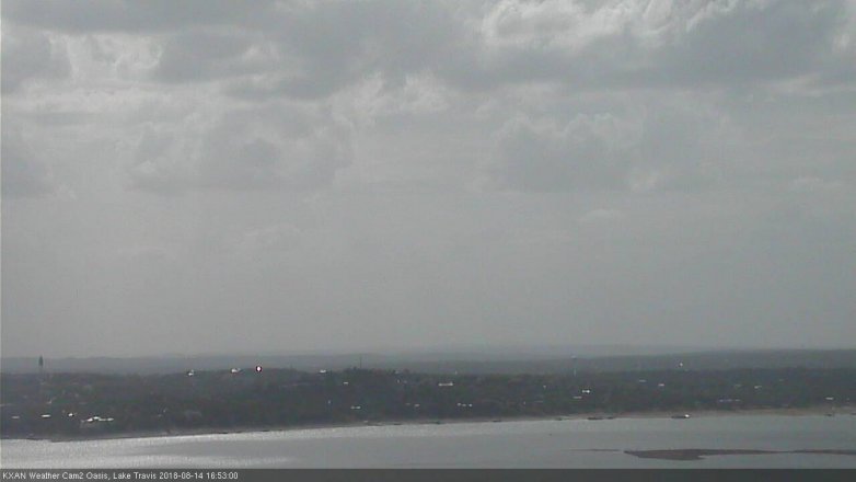 Lake Travis webcam, August 14, 2018 3:55 PM CT