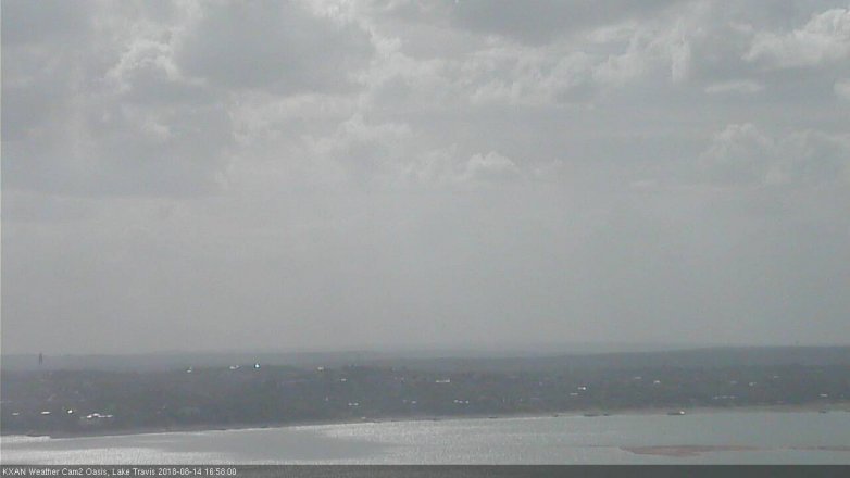 Lake Travis webcam, August 14, 2018 4:00 PM CT