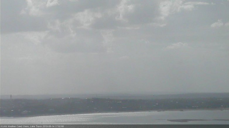 Lake Travis webcam, August 14, 2018 4:05 PM CT