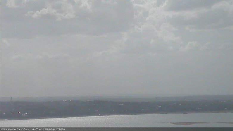 Lake Travis webcam, August 14, 2018 4:10 PM CT