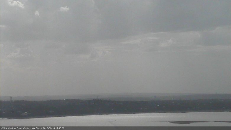 Lake Travis webcam, August 14, 2018 4:45 PM CT