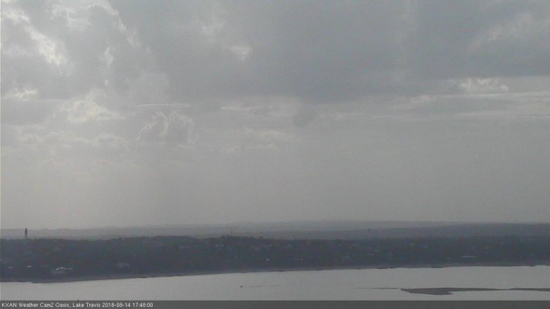 Lake Travis webcam, August 14, 2018 4:50 PM CT