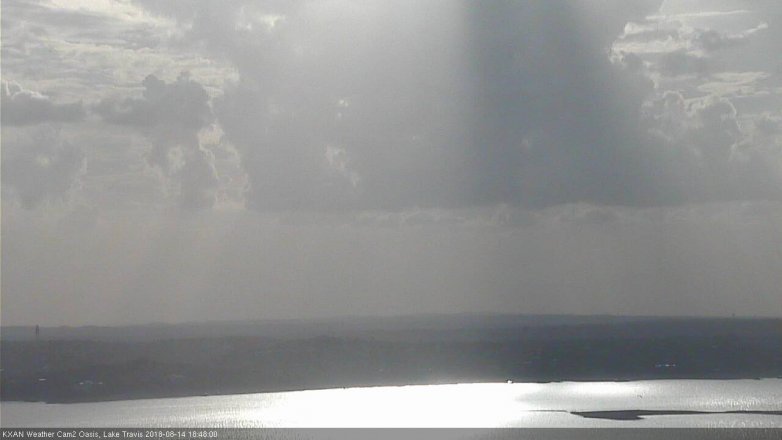 Lake Travis webcam, August 14, 2018 5:50 PM CT