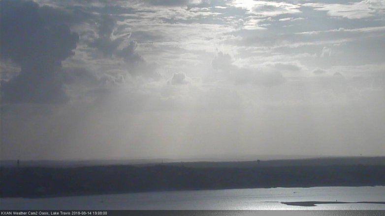 Lake Travis webcam, August 14, 2018 6:10 PM CT