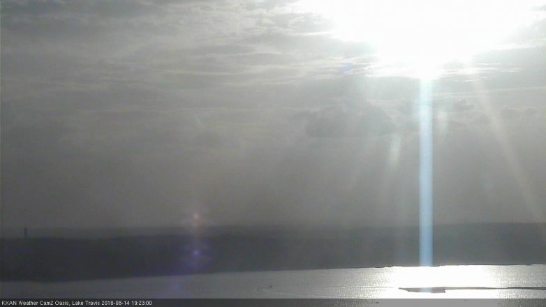 Lake Travis webcam, August 14, 2018 6:25 PM CT