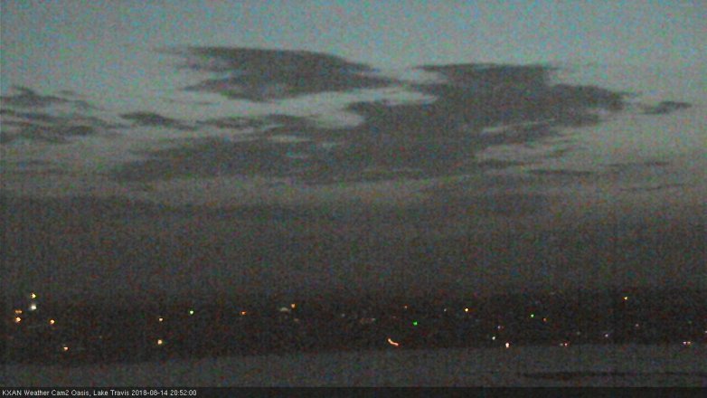 Lake Travis webcam, August 14, 2018 7:55 PM CT