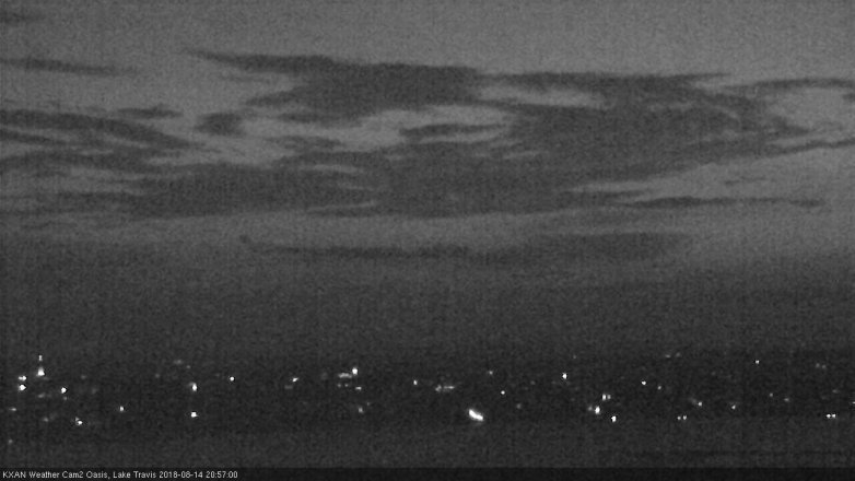 Lake Travis webcam, August 14, 2018 8:00 PM CT