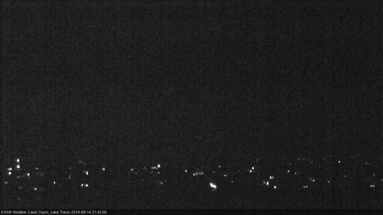 Lake Travis webcam, August 14, 2018 8:45 PM CT