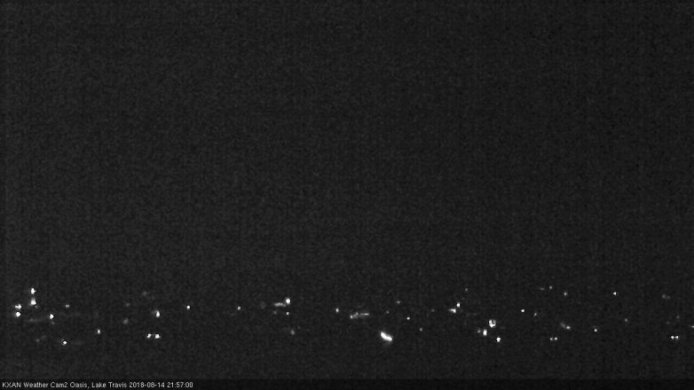 Lake Travis webcam, August 14, 2018 9:00 PM CT