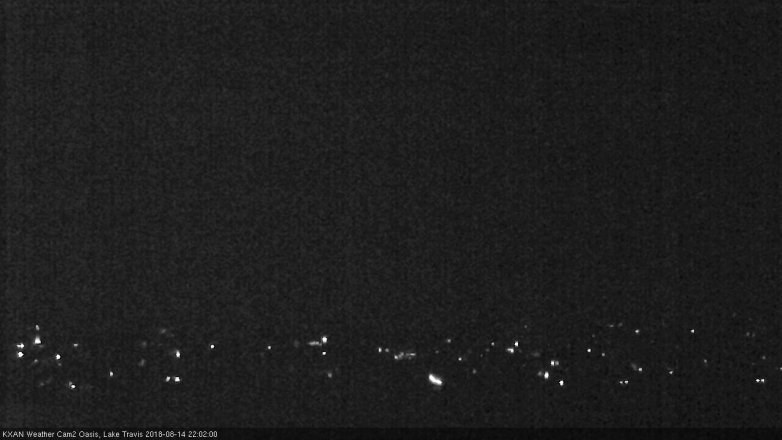 Lake Travis webcam, August 14, 2018 9:05 PM CT
