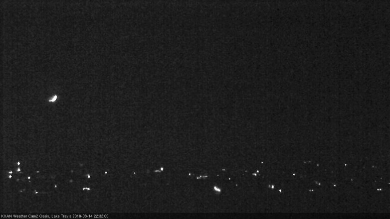 Lake Travis webcam, August 14, 2018 9:35 PM CT