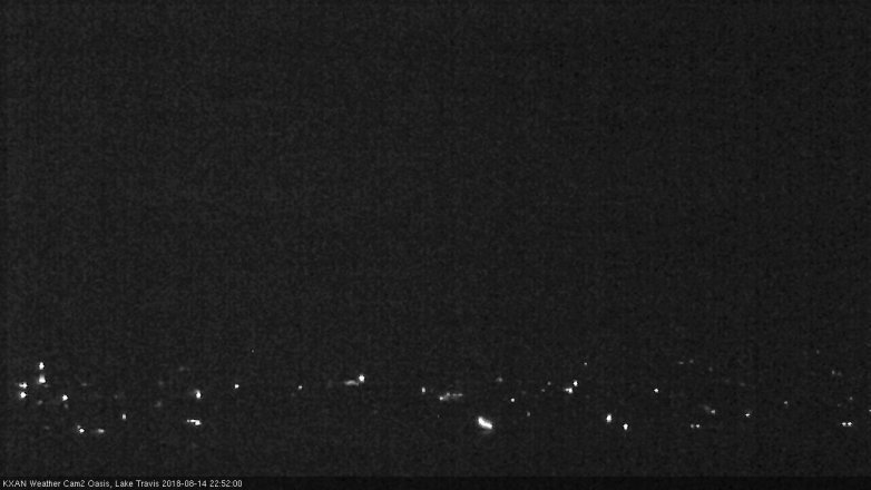 Lake Travis webcam, August 14, 2018 9:55 PM CT