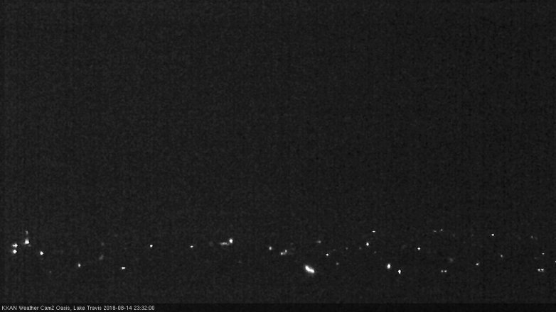 Lake Travis webcam, August 14, 2018 10:35 PM CT