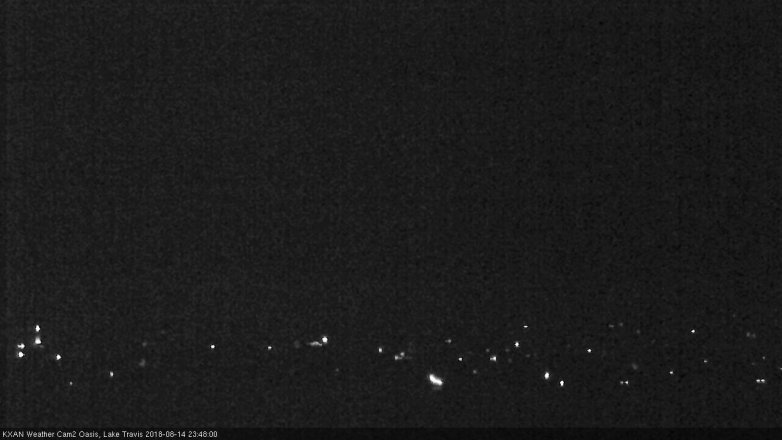 Lake Travis webcam, August 14, 2018 10:50 PM CT
